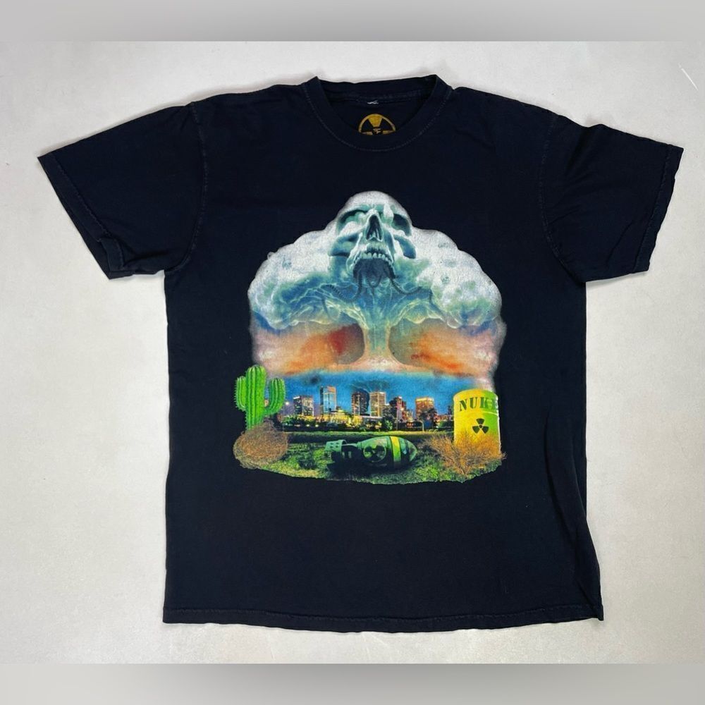 Faze Nuke Squad Explosion Graphic T-shirt Men Medium Black Short Sleeve